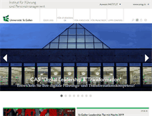 Tablet Screenshot of ifpm.unisg.ch