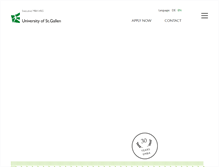 Tablet Screenshot of emba.unisg.ch