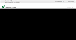 Desktop Screenshot of iwp.unisg.ch