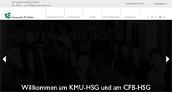 Desktop Screenshot of kmu.unisg.ch