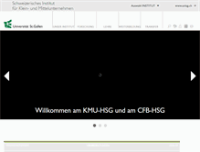 Tablet Screenshot of kmu.unisg.ch
