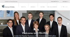 Desktop Screenshot of cfb.unisg.ch