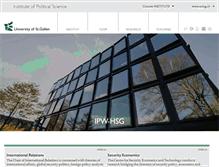 Tablet Screenshot of ipw.unisg.ch