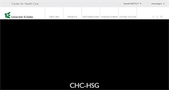 Desktop Screenshot of chc.unisg.ch